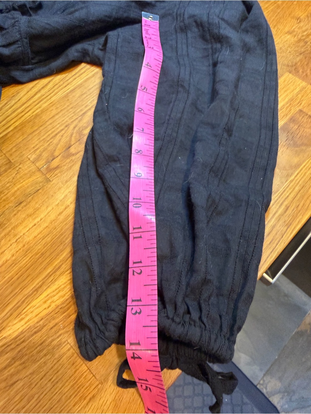 Rue Stiic Black Puff-Sleeve Tie-Waist Maxi Dress, size small - Picture 9 of 12
